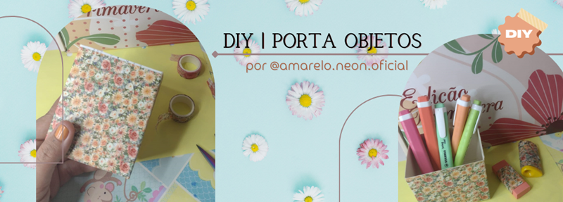 Porta objetos por @amarelo.neon.oficial | DIY