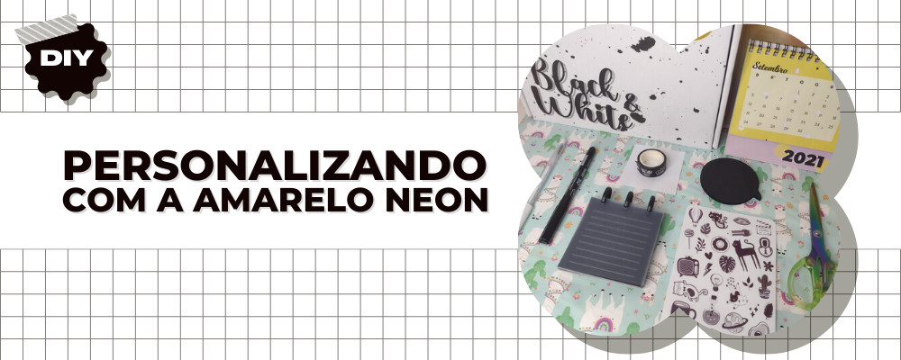 Personalizando com a @amarelo.neon.oficial - Bloco de disco B&W